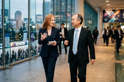 Jessica chastain and masayoshi son