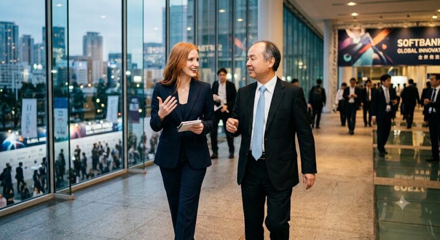 Jessica chastain and masayoshi son